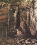 Gustave Courbet Waterfall Germany oil painting artist